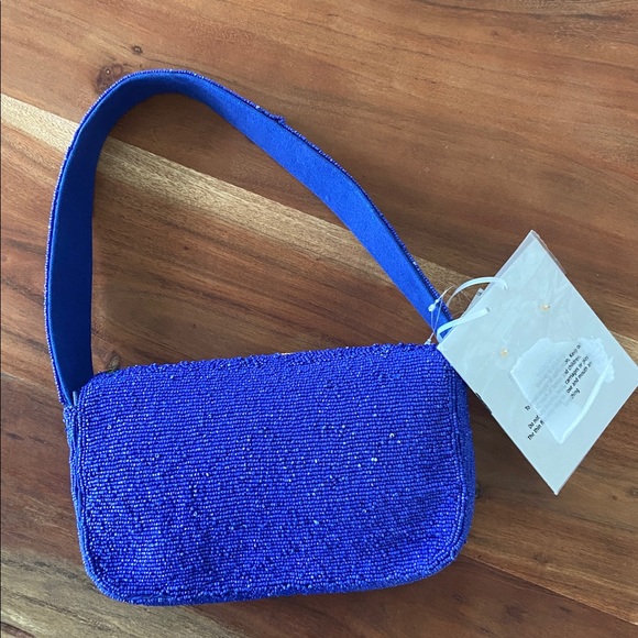 Viral America & Beyond beaded lemon bag w/ earring set Europe travel spring NWT - Picture 8 of 16